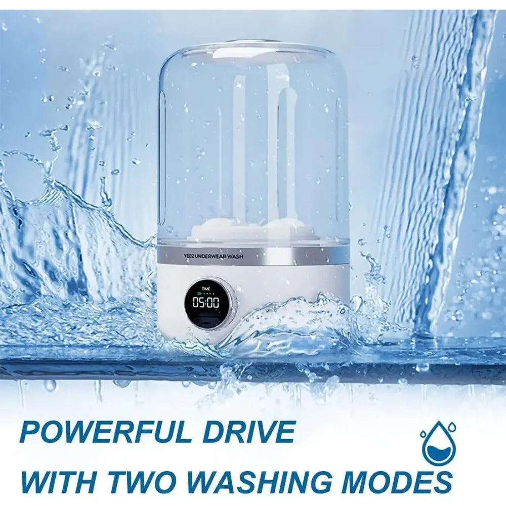 Compact Washer Portable Mini Washing Machine Cordless Rechargeable For Apartments