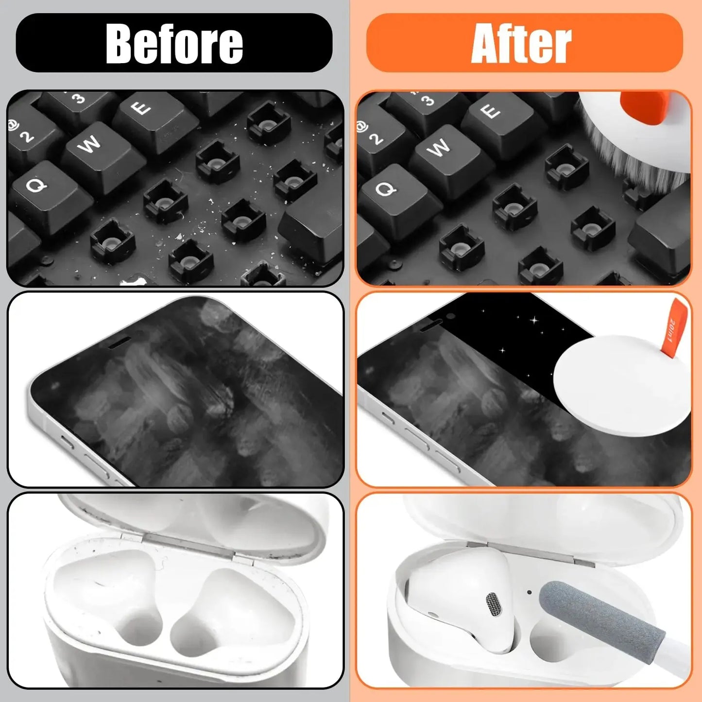 Complete 20 In 1 Electronics Cleaning Kit For Computers And Phones