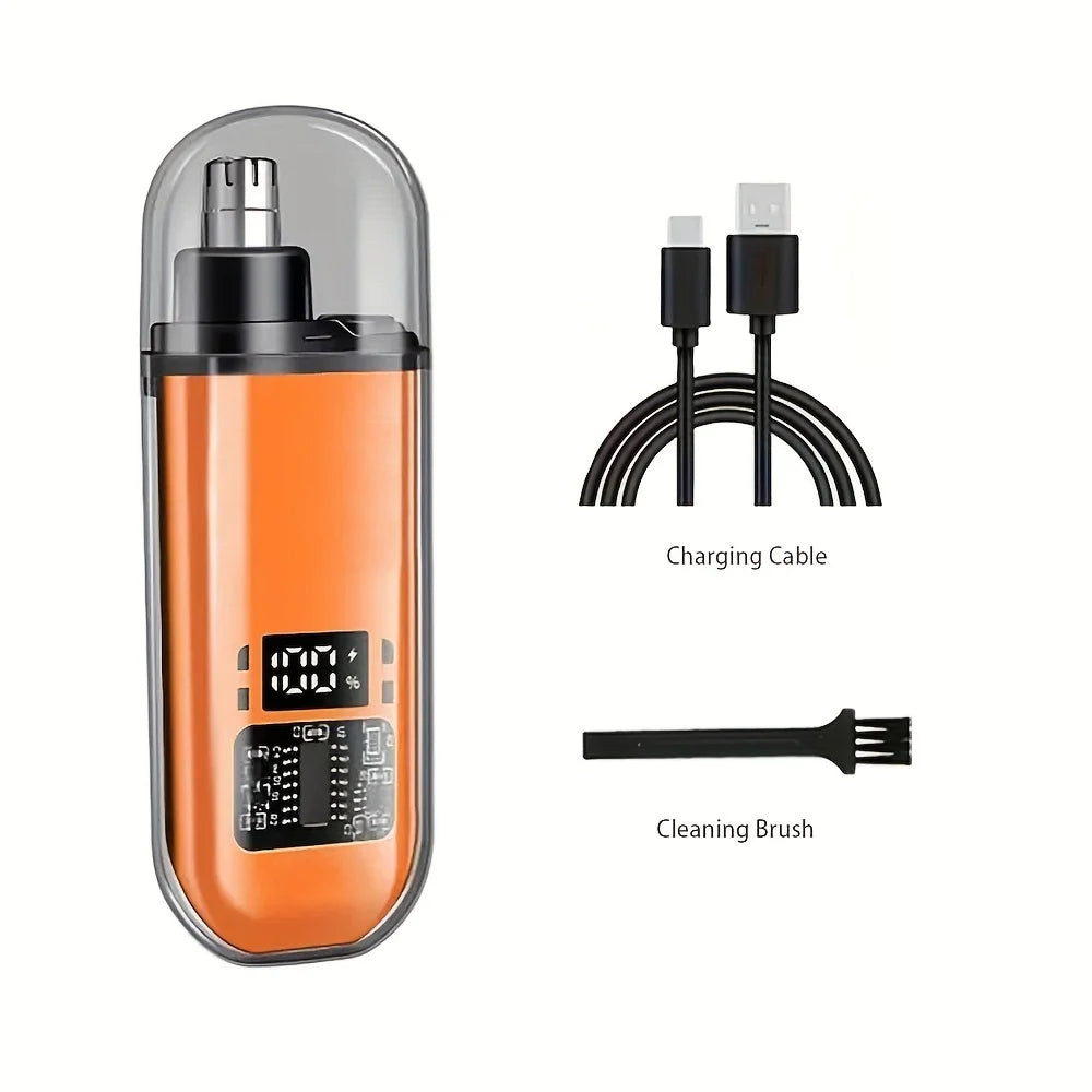 Cordless USB Nose Hair Trimmer Electric Painless Grooming For Men Women