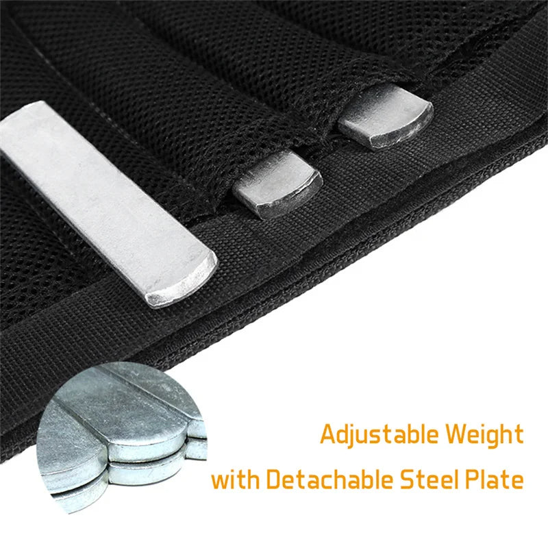 CrossFit Training Heavy Duty Adjustable Weighted Vest 15-50kg With Wrist And Ankle Weights
