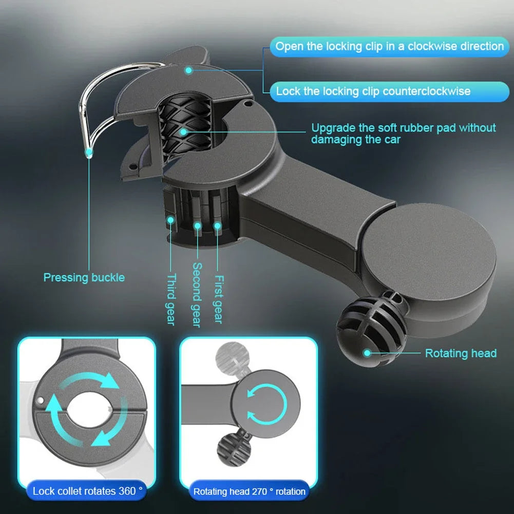 Ventilationsblæser med dobbelt hoved til bilsæder Kompakt og støjsvag