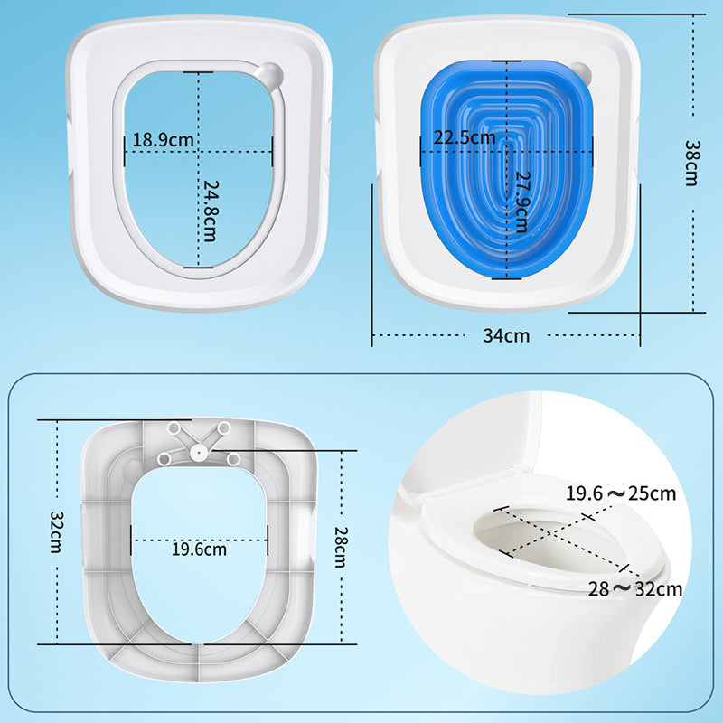 Eco Cat Toilet Training System ABS Plastic Trainer Kit For Clean Bathroom Solution