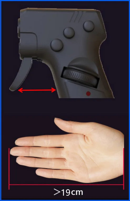 Ergonomic FPS Gun Style Vertical Mouse For Precision Shooting With Trigger