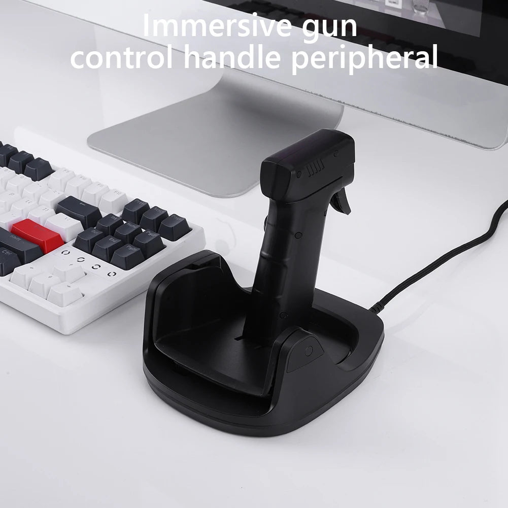 Ergonomic Gun Style Vertical Mouse For Gaming With Trigger FPS Pistol Grip