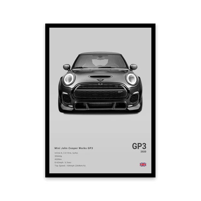 exotic car wall art canvas