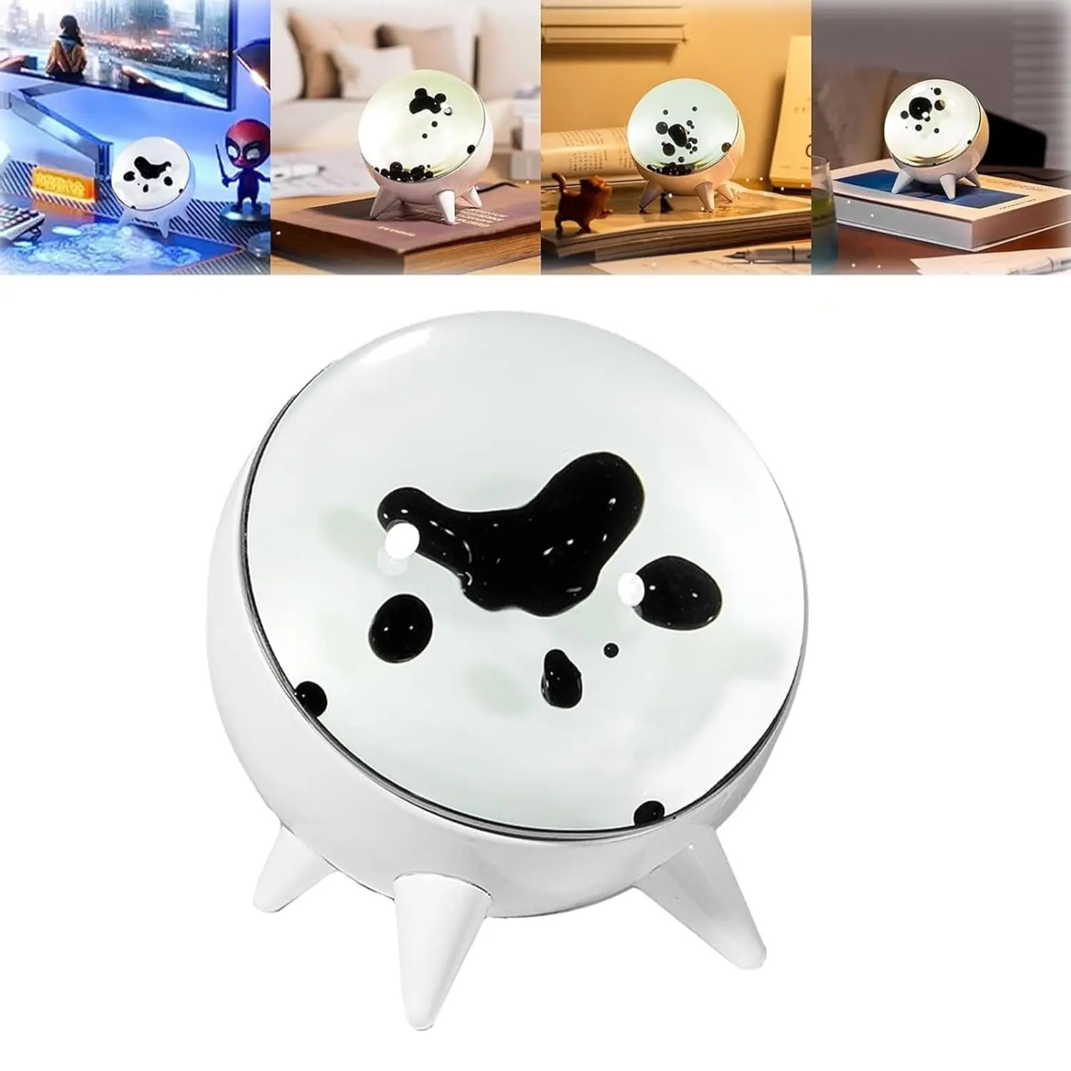 ferrofluid musik rytme højttaler lampe