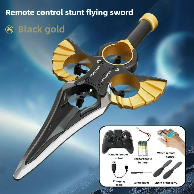 Flying Sword Drone RC Glider LED Lights Gesture Control 360 Flip Stunts 3 Speed Modes