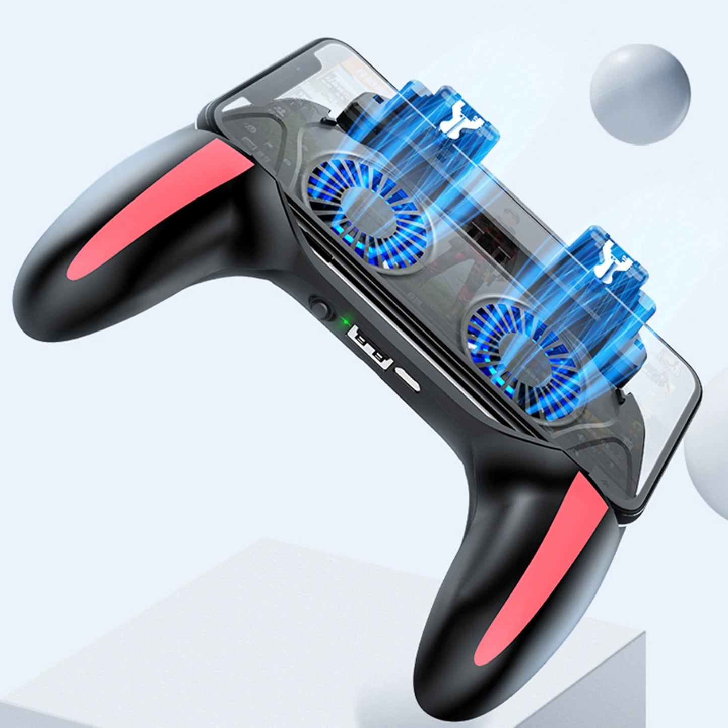 Gaming Accessory H10 Mobile Controller 5 in 1 With Cooling Fan And L1R1 For Phones