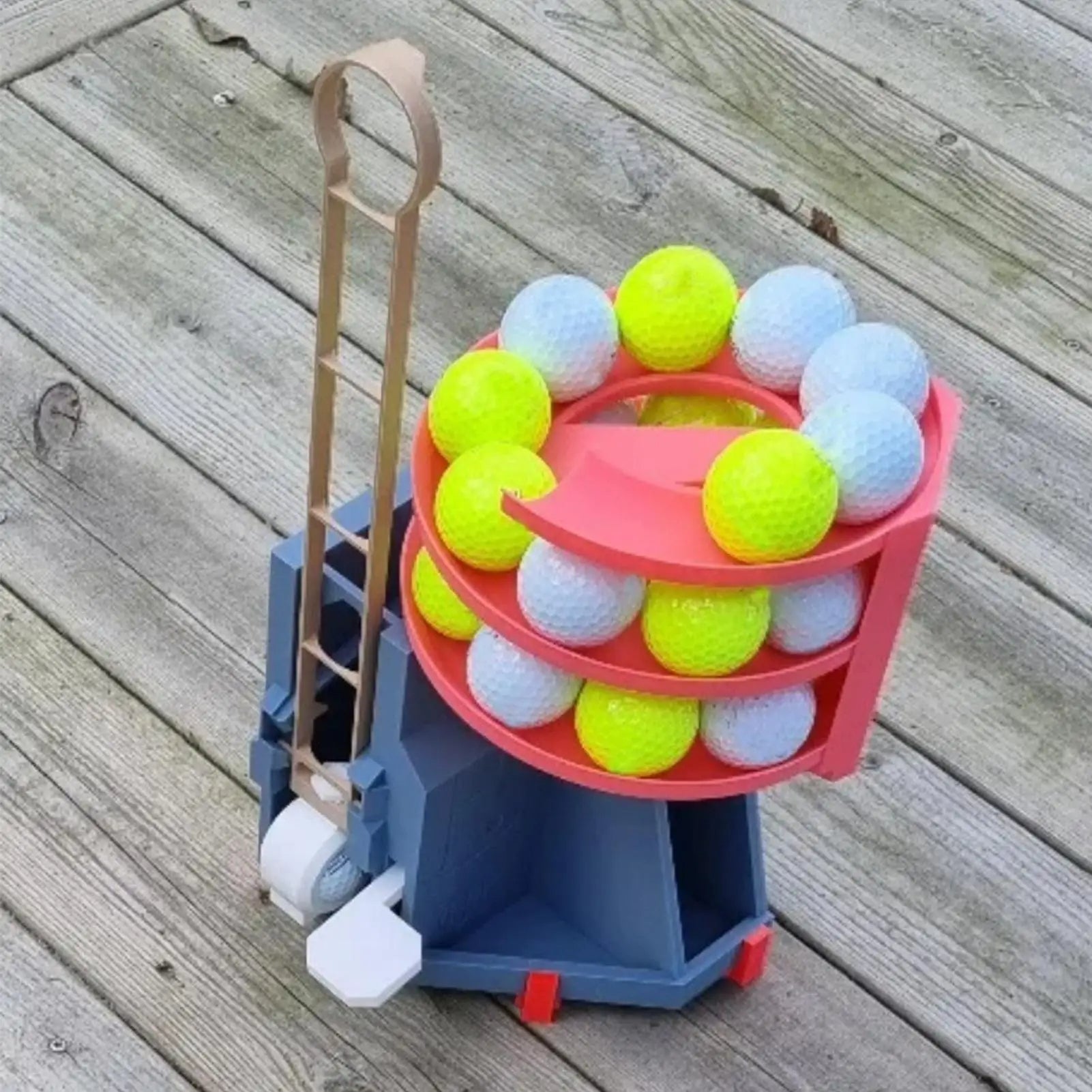 Golf Practice Ball Dispenser Automatisk bærbart træningsværktøj