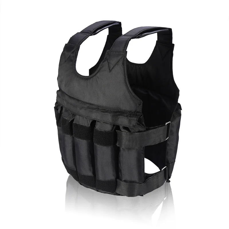 Heavy Duty Weighted Vest Adjustable 15-50kg With Wrist And Ankle Weights For CrossFit Running