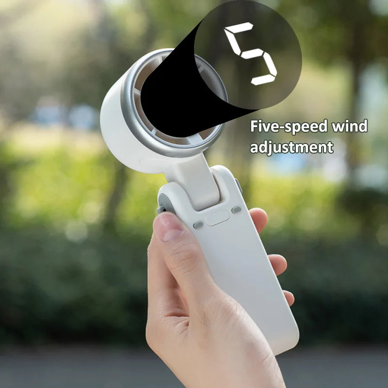 Υψηλής Ταχύτητας Χειρός Ανεμιστήρας Turbo Φορητός και Συμπαγής για Προσωπική Χρήση