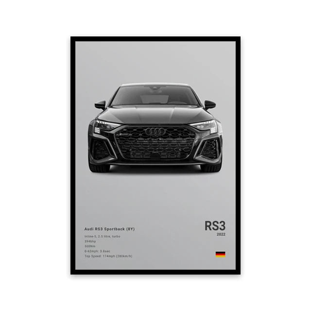 home decor car wall art canvas