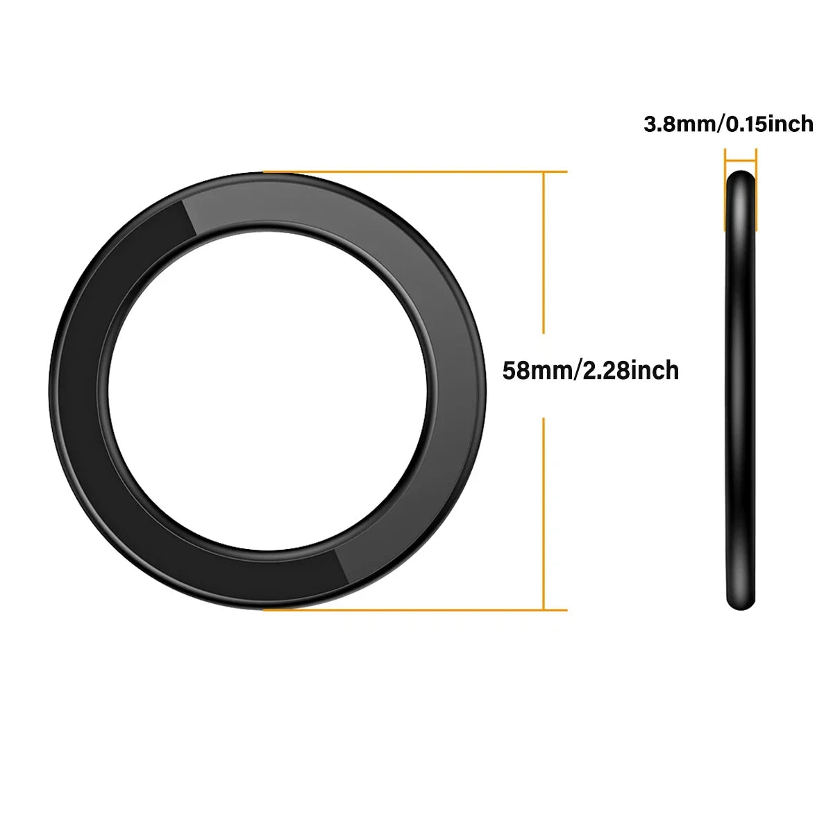 iPhone MagSafe Finger Grip Stand Magnetic Ring Holder 360 Degree Rotation with Strong Hold