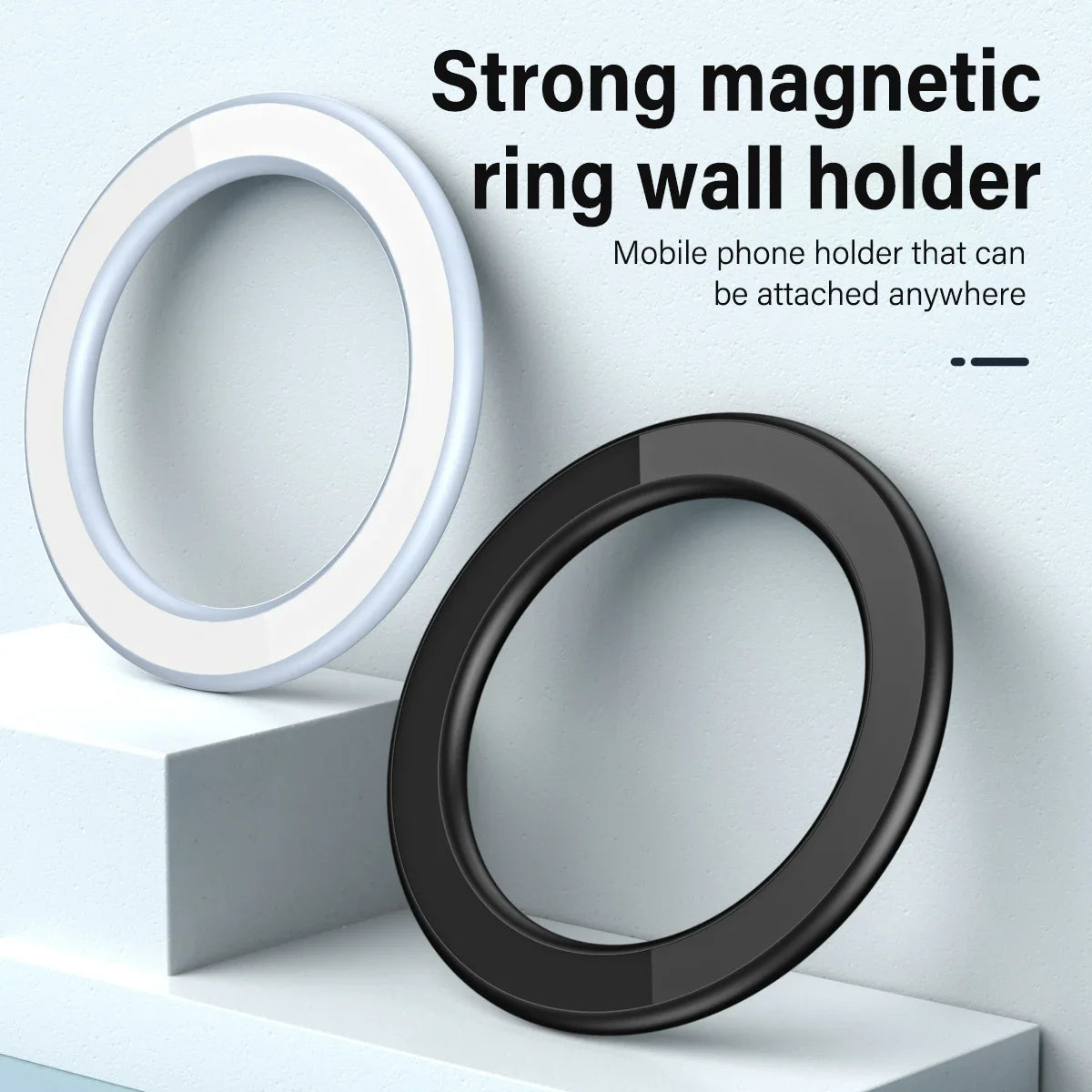 iPhone MagSafe Magnetic Ring Holder 360 Rotating Finger Grip Stand with Powerful Magnetic Hold
