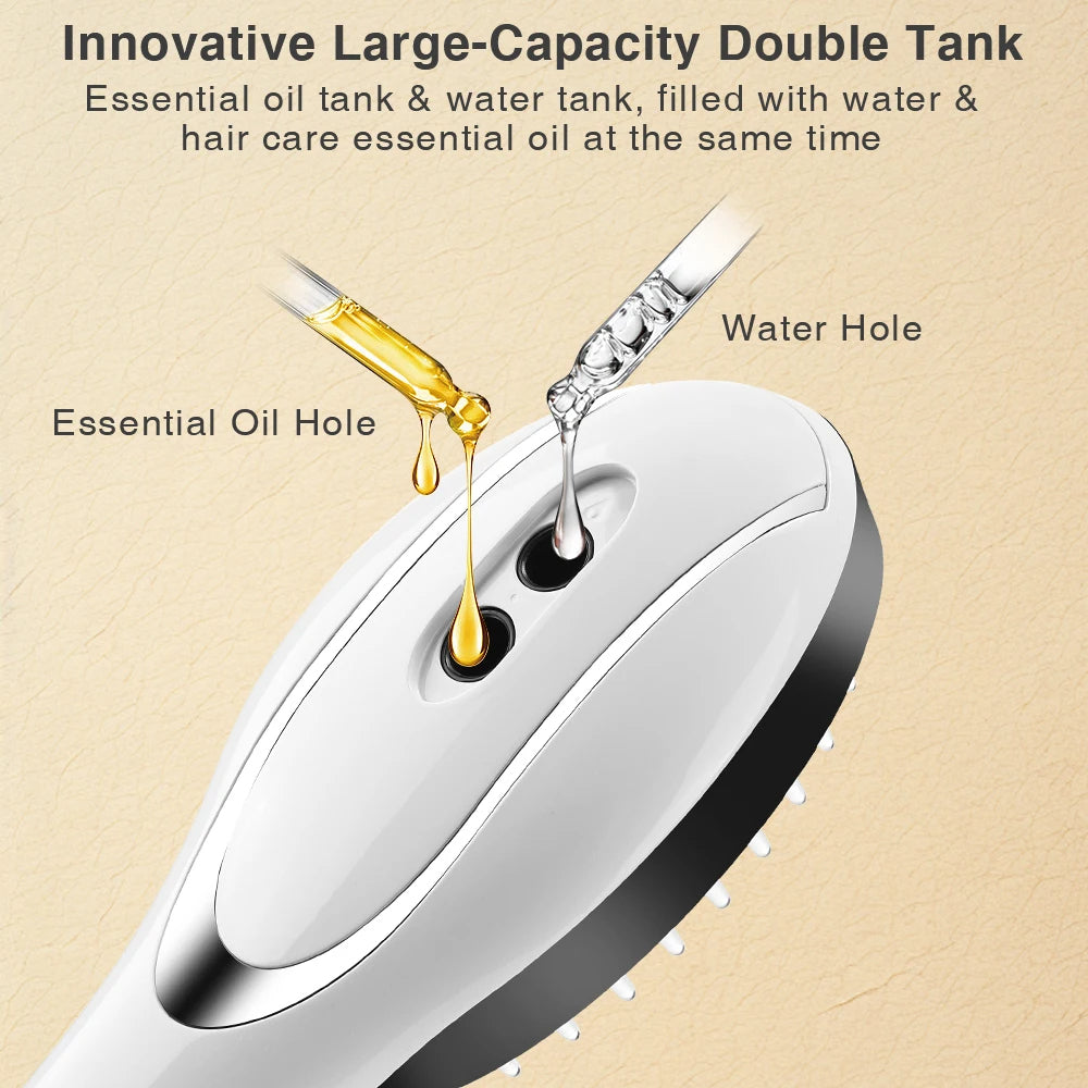 Innovative Electric EMS Hair Massage Comb With Spray Function