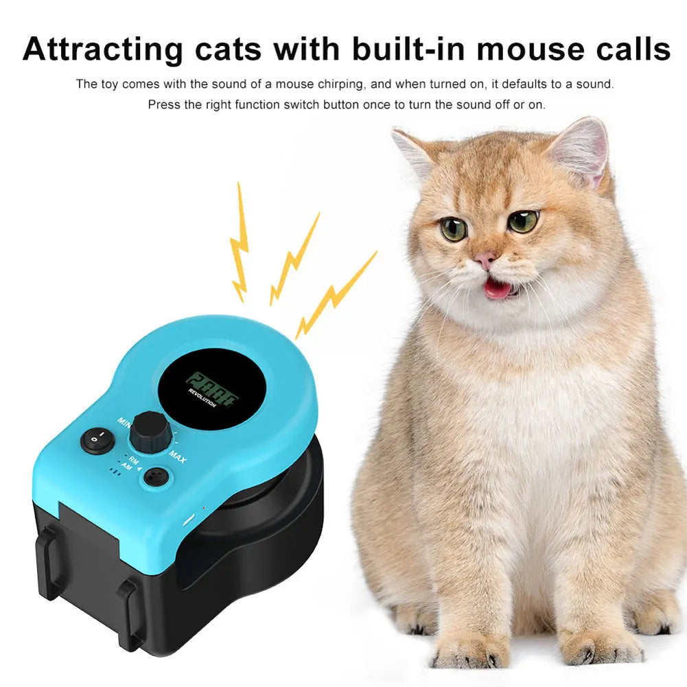 Interactive Exercise Wheel Cat Toy Chase Run Automatic Manual Treadmill Indoor Cats Mental Stimulation