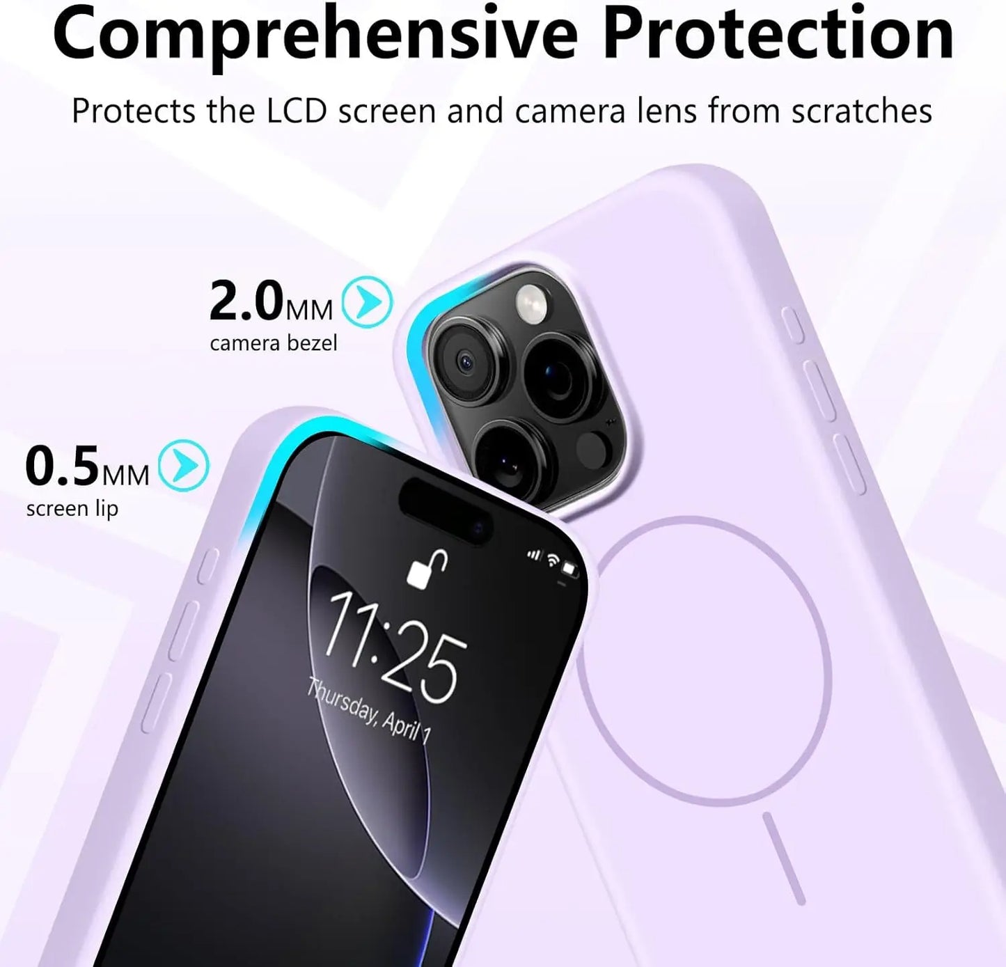 MagSafe Compatible iPhone Case Magnetic With Lanyard Detachable Neck Strap For Hands Free Carrying