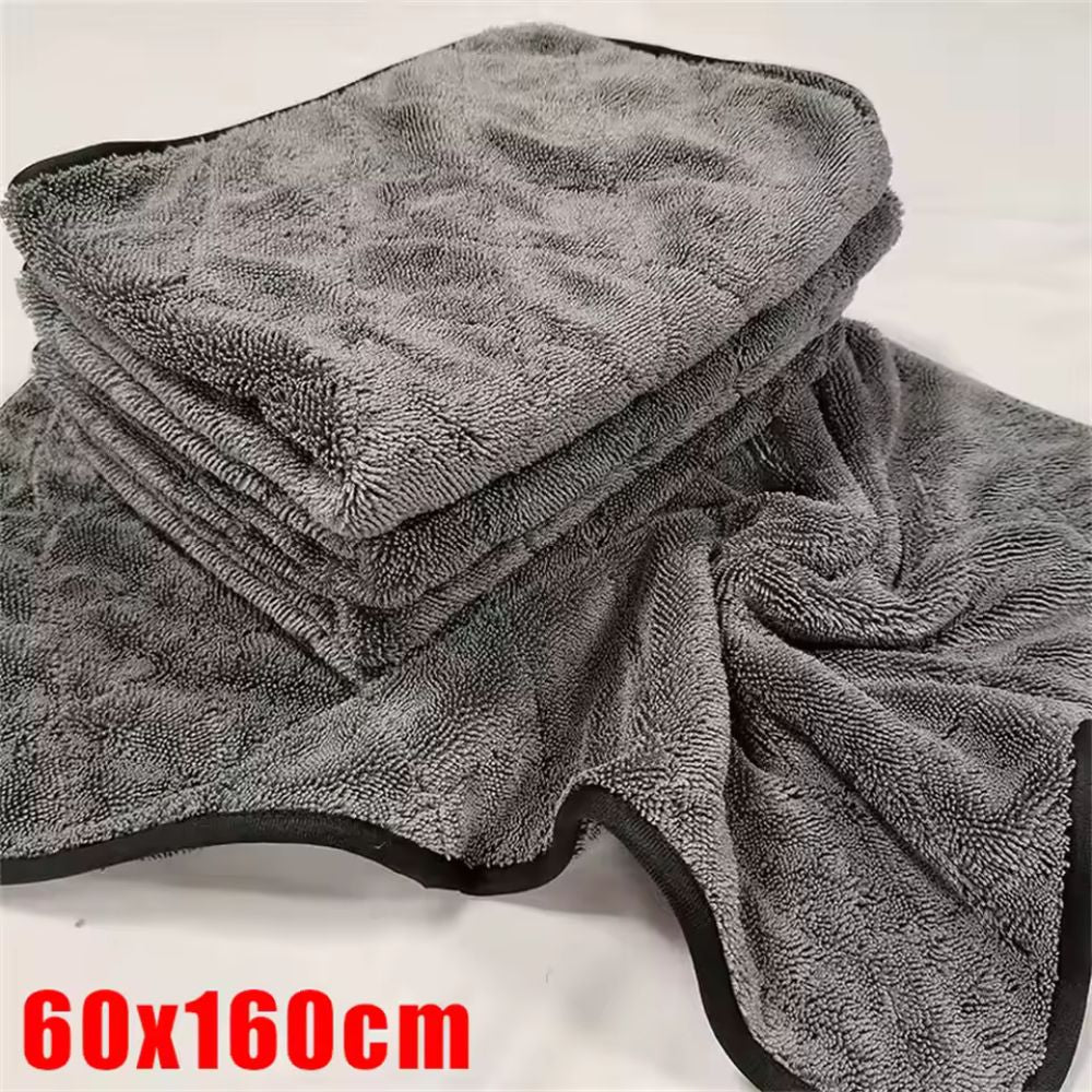 Microfiber Car Drying Towel 1200GSM Ultra Absorbent Twist Professional Streak Free Scratch Free