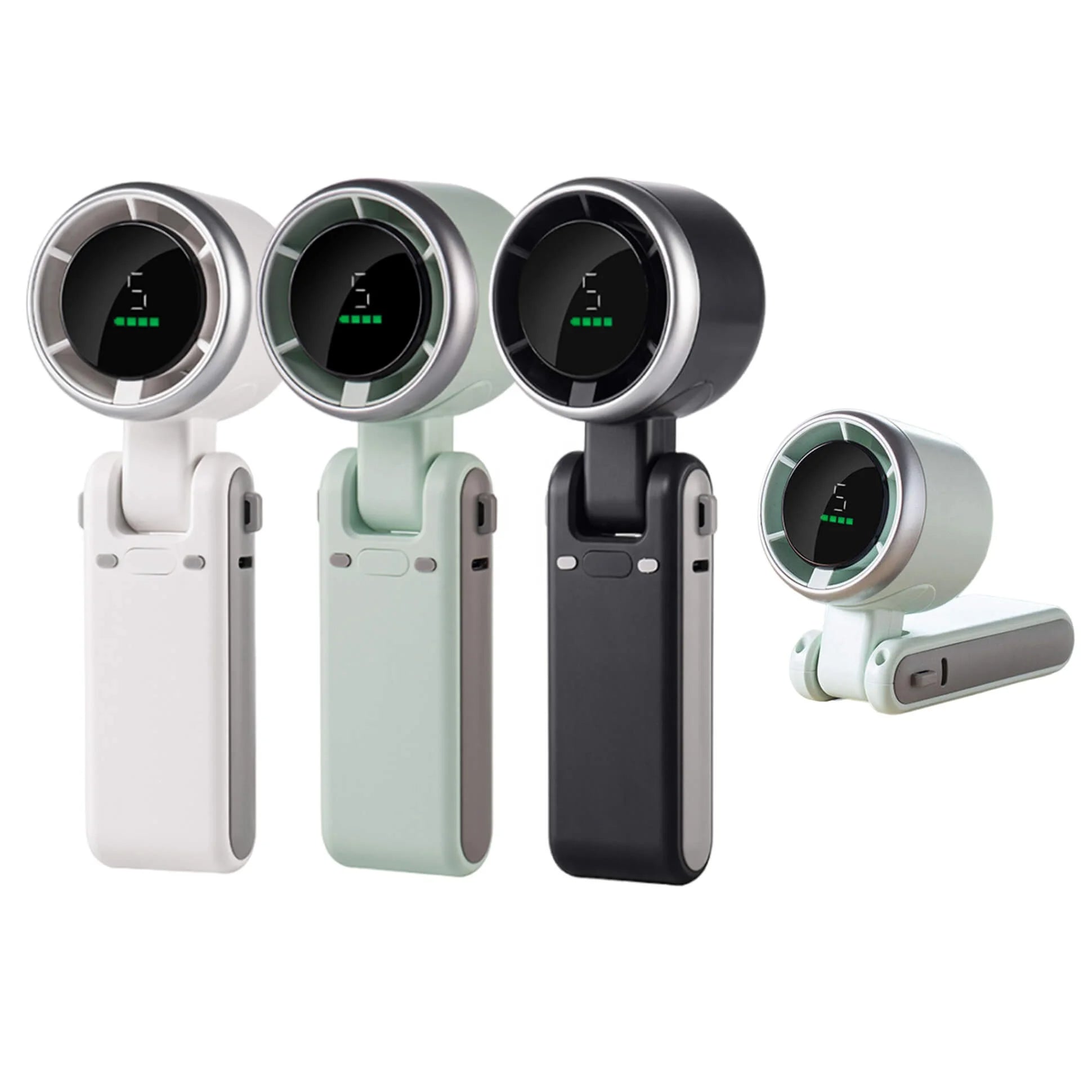 Mini Ventoinha Turbo Portátil de Alta Velocidade e Recarregável