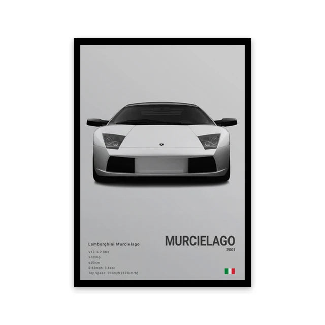 motorhead car wall art canvas