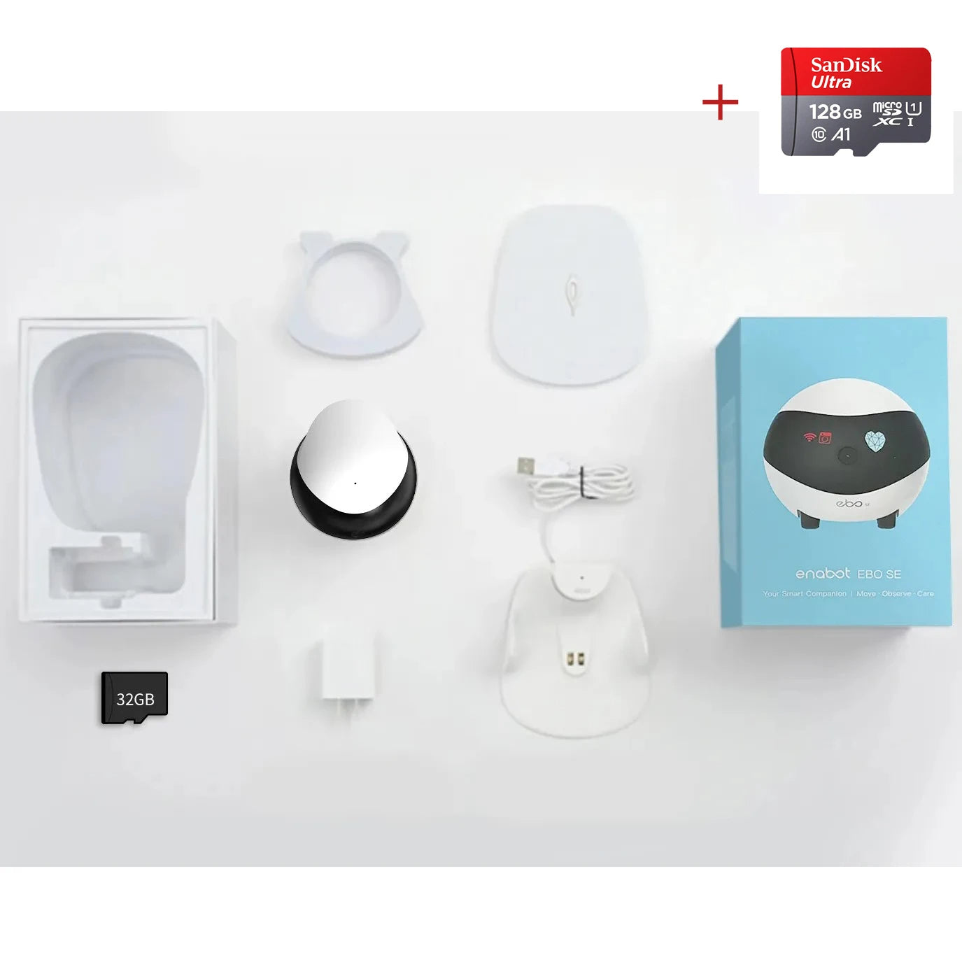 Night Vision Remote Camera Robot 1080P HD Mobile Home Security Auto Recharge Pet Companion