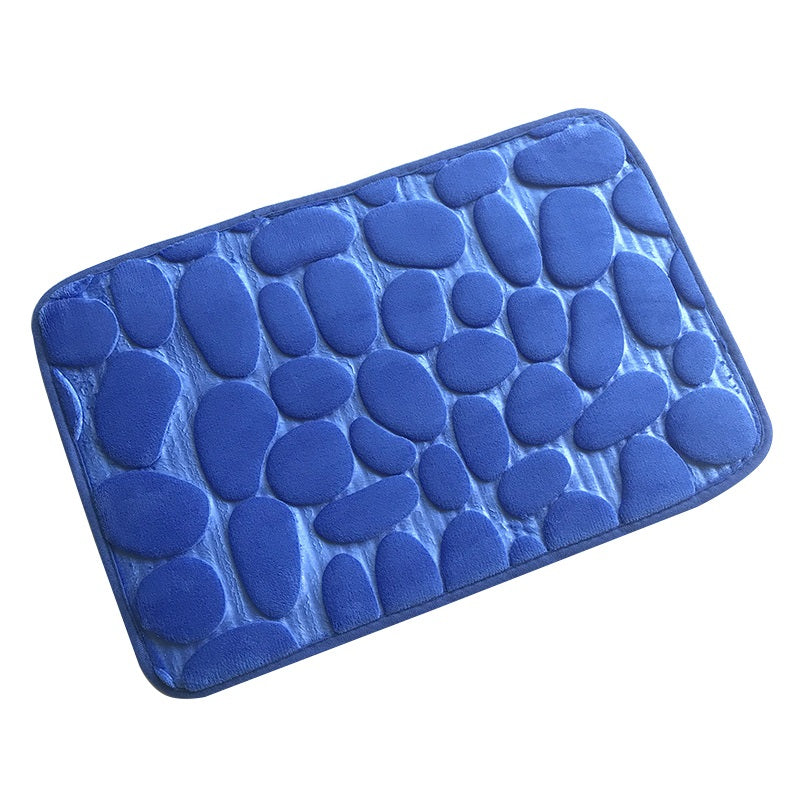 Non Slip Bath Mat Memory Foam Soft Coral Velvet Ultra Absorbent