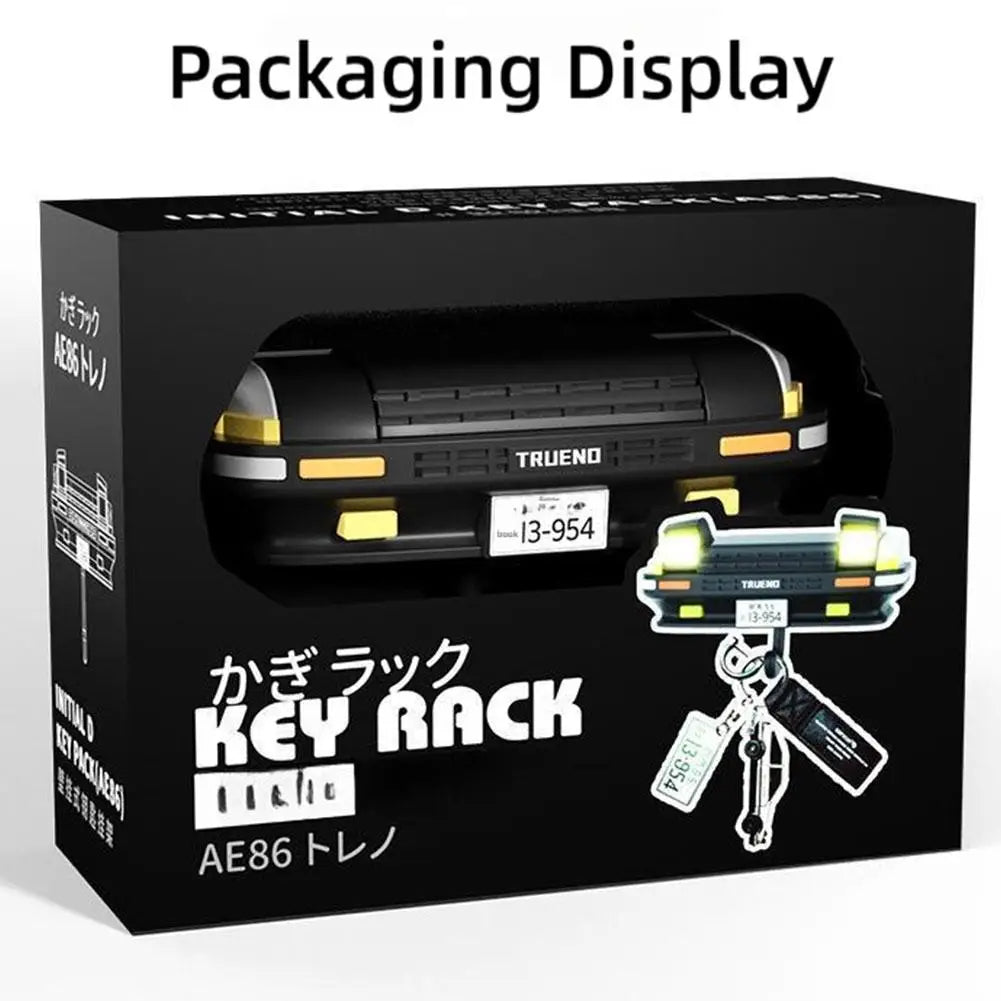 Pop Up Headlight Key Holder Toyota AE86 Trueno JDM Wall Mount Rack