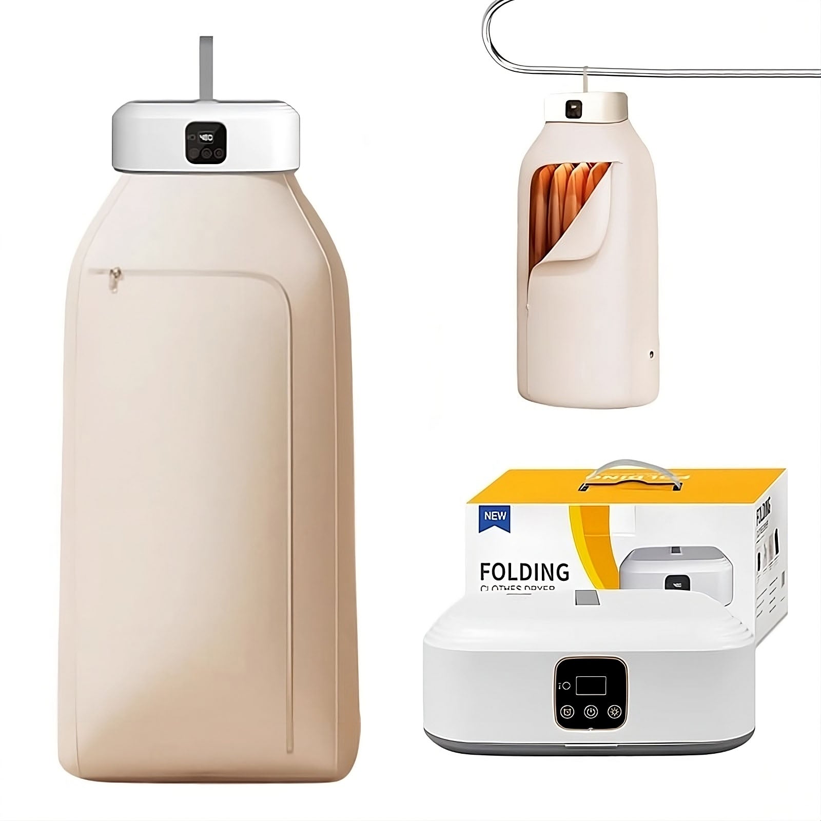 Bærbar elektrisk tørretumbler UV-sterilisering til små rum