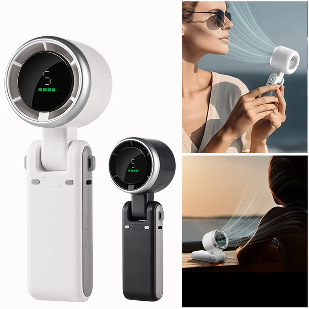 Ventoinha Turbo Portátil para Refrigeração Pessoal e Viagens