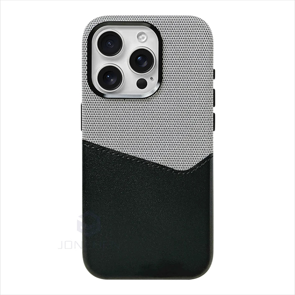 Premium iPhone Leather Card Holder Wallet MagSafe Compatible Strong Magnetic Attachment