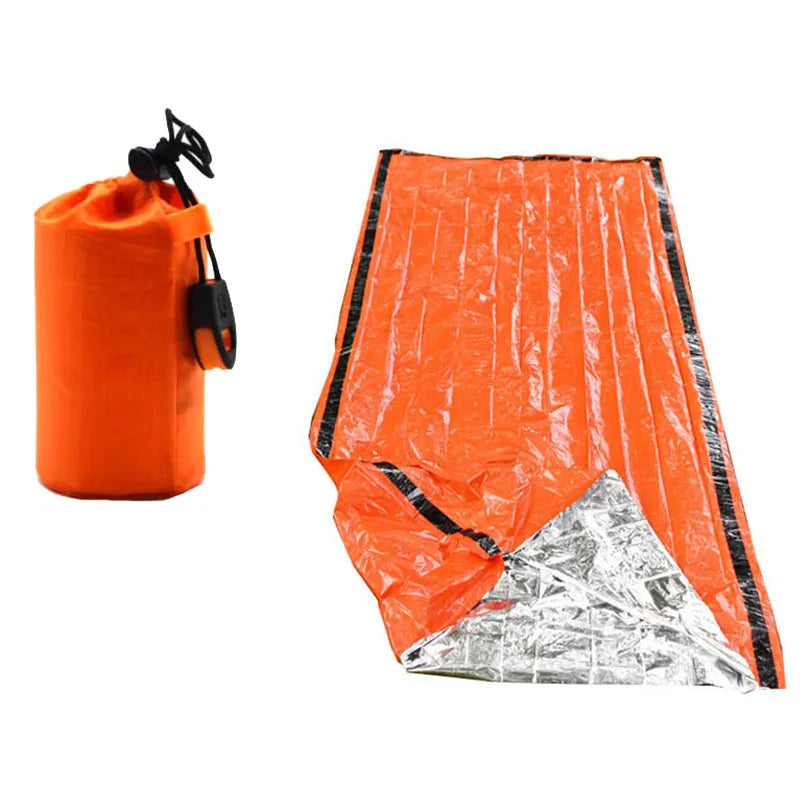Premium NASA Mylar Emergency Sleeping Bag Thermal Bivvy Sack 90 Percent Body Heat