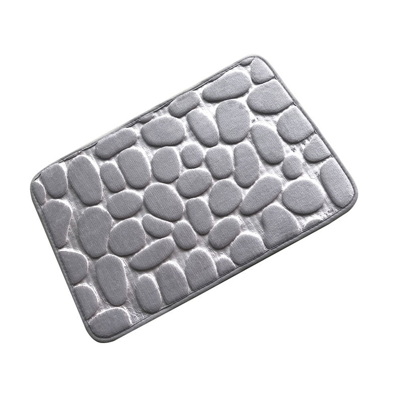 Premium Ultra Absorbent Bath Mat Memory Foam Soft Coral Velvet Non Slip