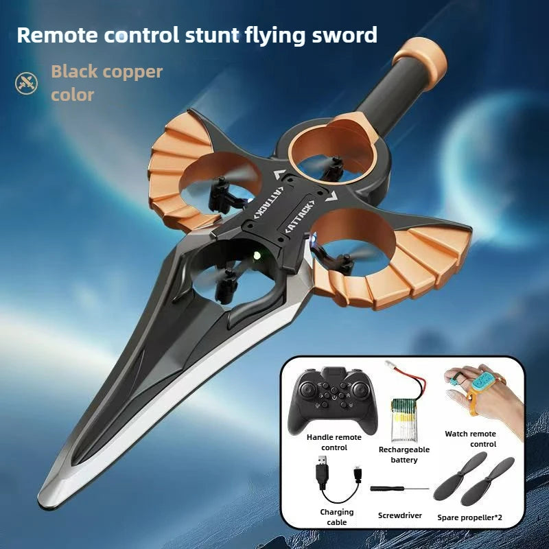 RC Glider Flying Sword Drone Gesture Control 360 Flip Stunts LED Lights 3 Speed Modes