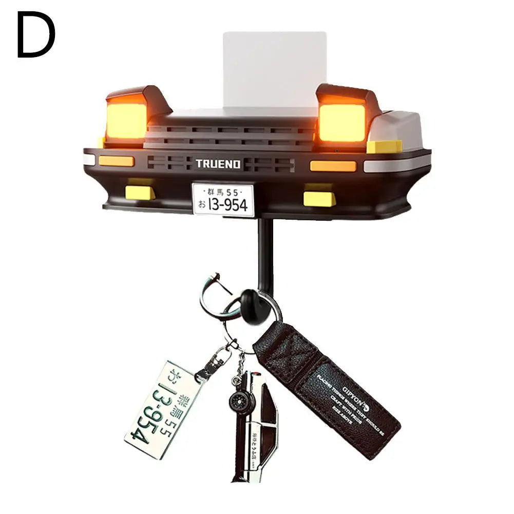 Retro Toyota AE86 Trueno Pop Up Headlight JDM Key Holder Wall Mount