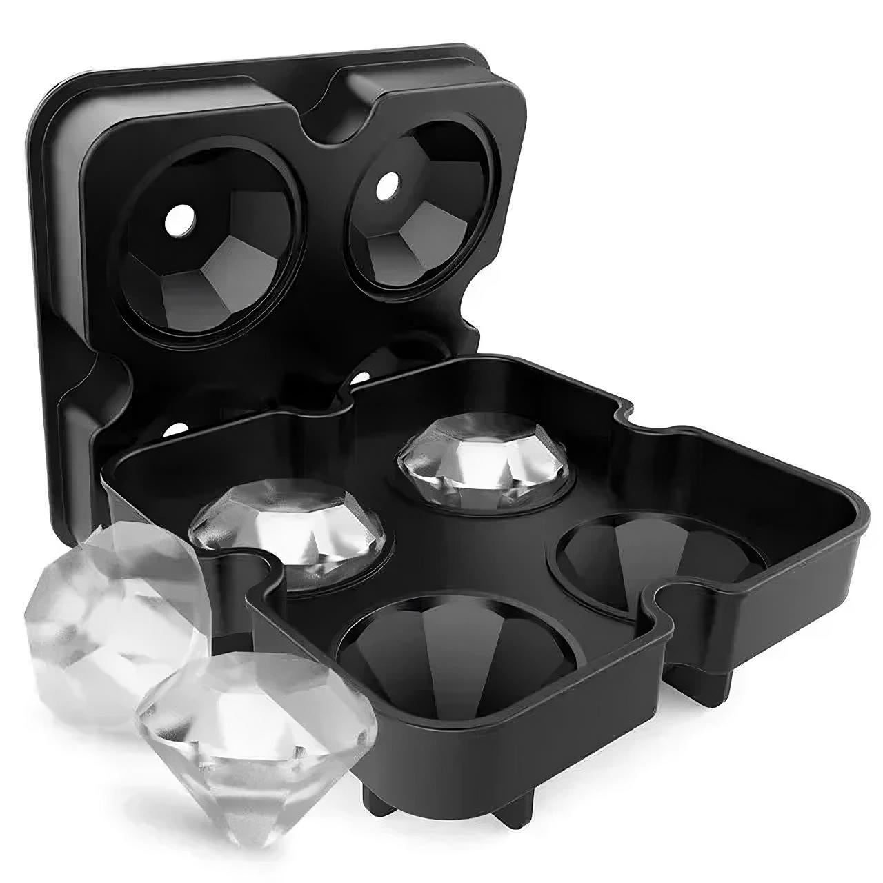 Vassoio Riutilizzabile in Silicone per Sfere di Ghiaccio per Bevande e Cocktail
