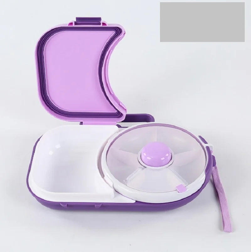 School Travel Kids Lunchbox Interactive 5 Compartments BPA Free Bento