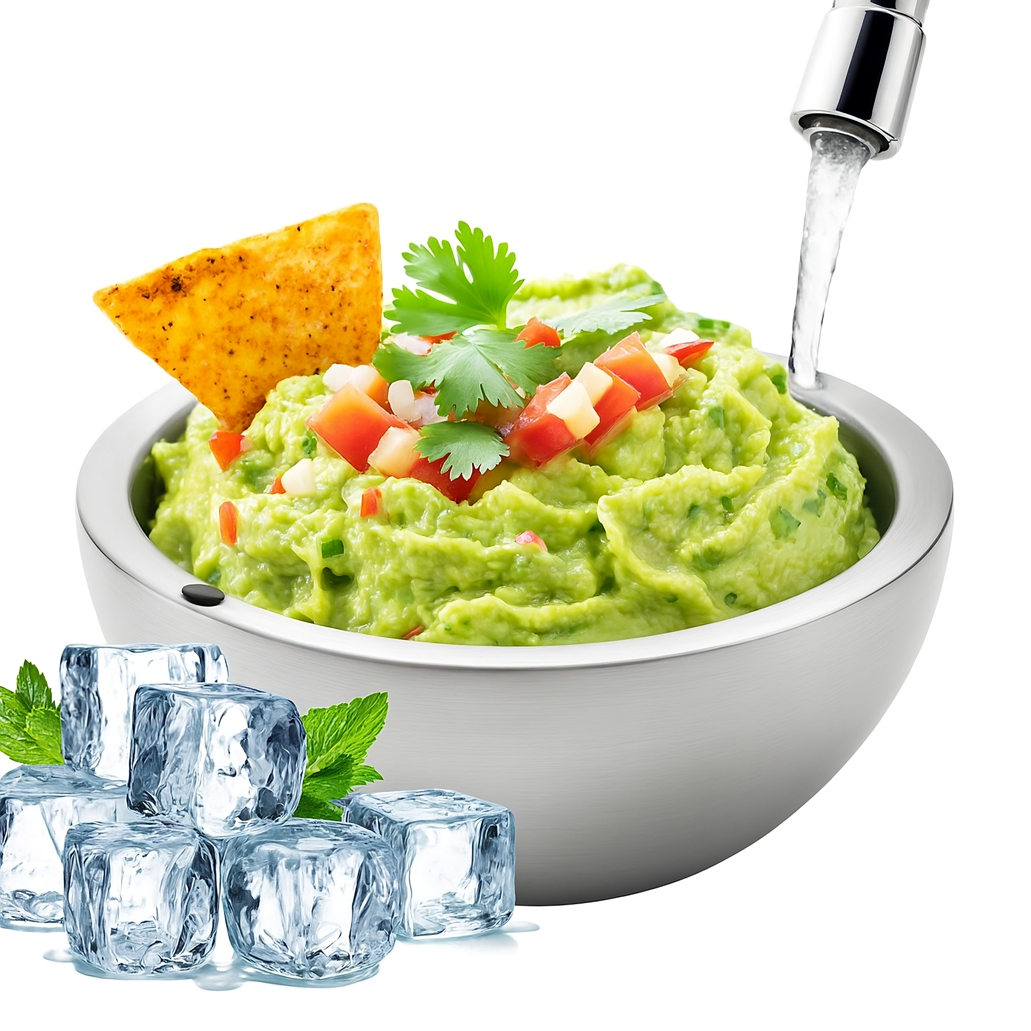 μπολ ψύξης από ανοξείδωτο χάλυβα