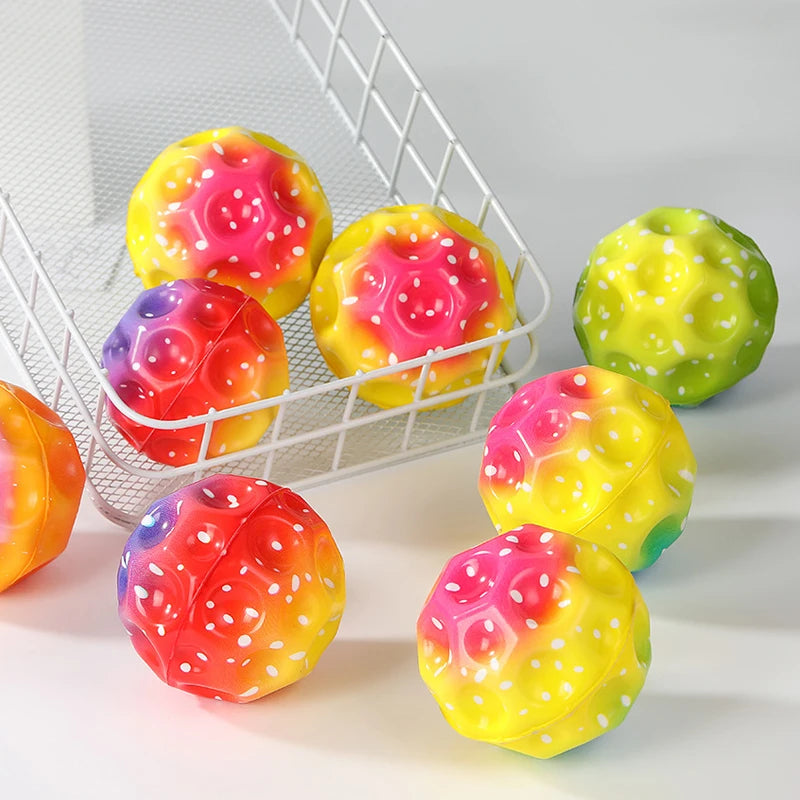 TikTok Viral Moon Ball Super Bouncy High Bouncing Gravity Defying Pop Sound Toy