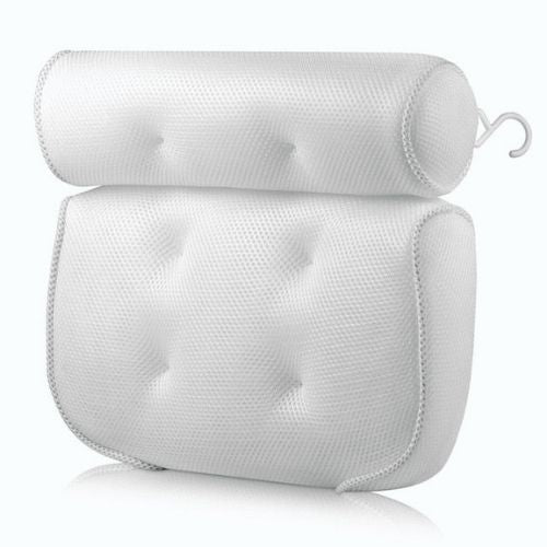 alt: Waterproof Luxury Bathtub Pillow 2 Panel with Neck and Back Support