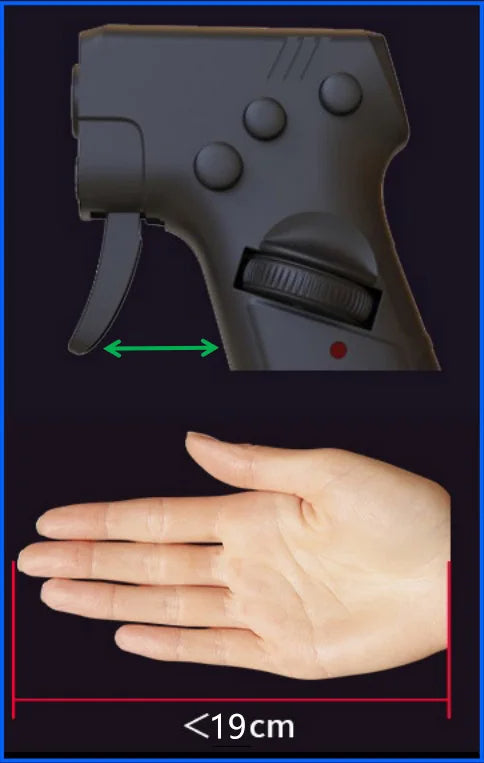 Trigger Enabled Gun Style Vertical Gaming Mouse Premium Ergonomic FPS Pistol