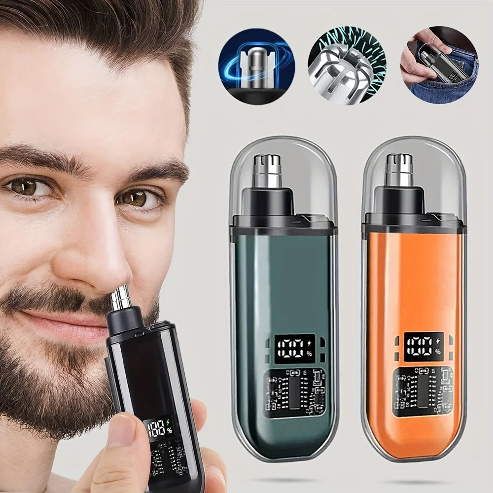 USB Rechargeable Nose Hair Trimmer Precision Cutting Ear Eyebrow Tool