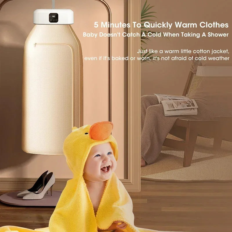 UV Sterilization Electric Clothes Dryer Portable Foldable Appliance