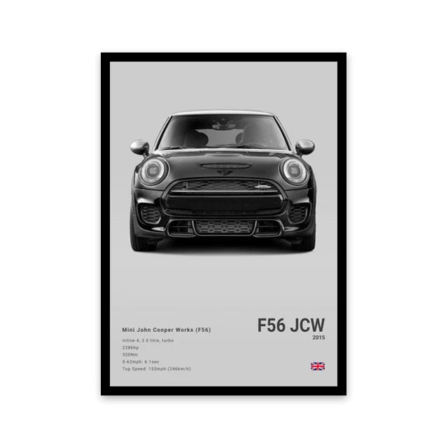 vintage race car wall art canvas