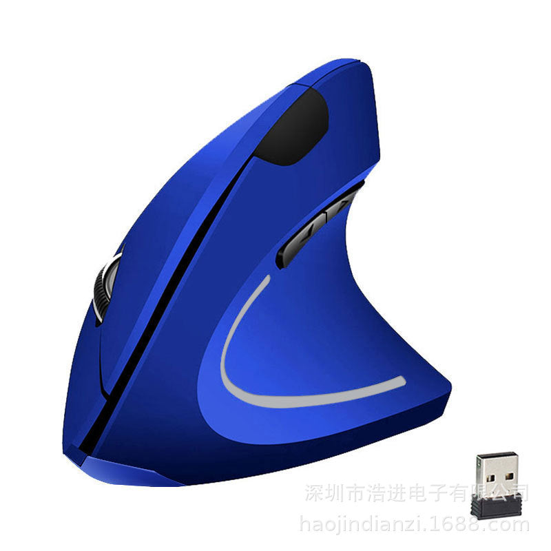 Wireless Mouse Vertical Ergonomic 6 Buttons 3 Adjustable DPI Comfortable Upright Wrist Relief
