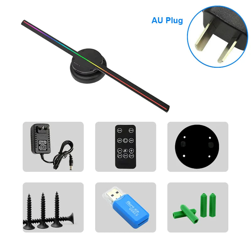 16.5-Inch 3D Hologram Fan: Revolutionary LED Display for Modern Marketing