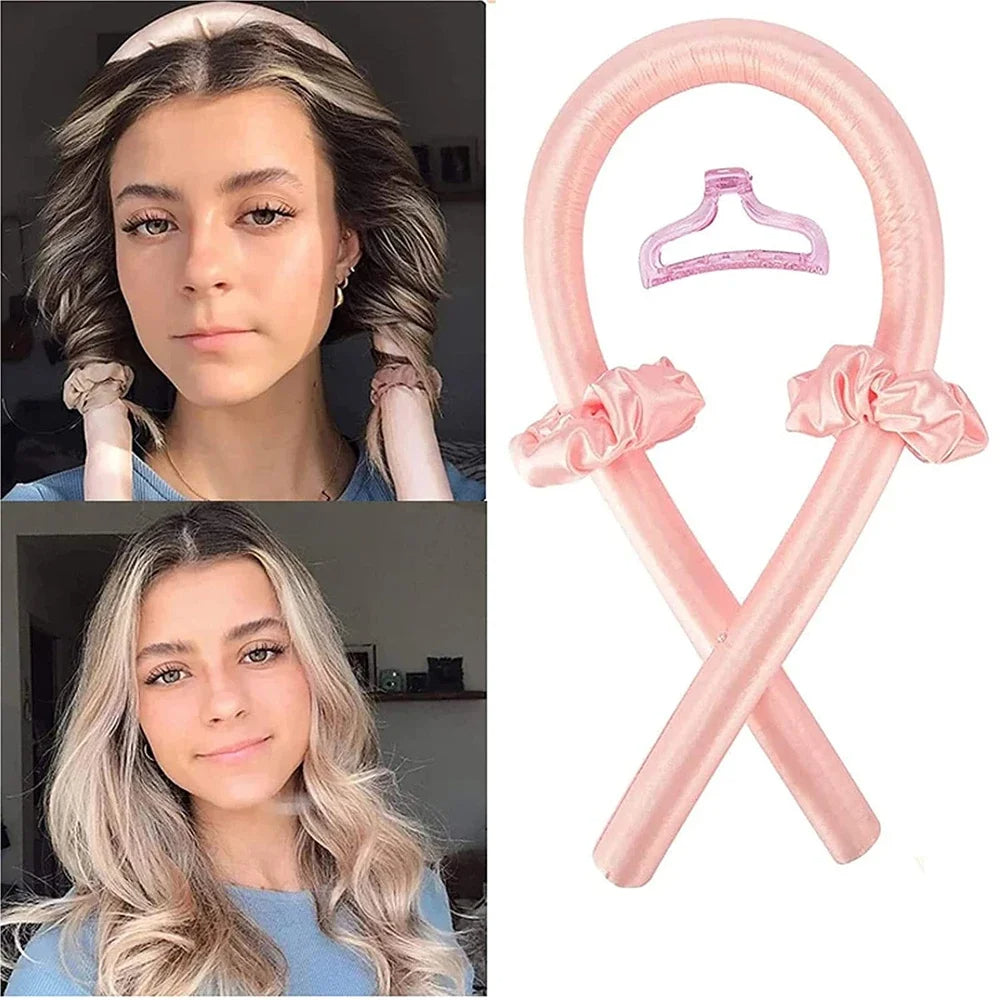 Heatless Curling Rod Headband – Wake Up to Salon-Worthy Curls Without Heat Damage