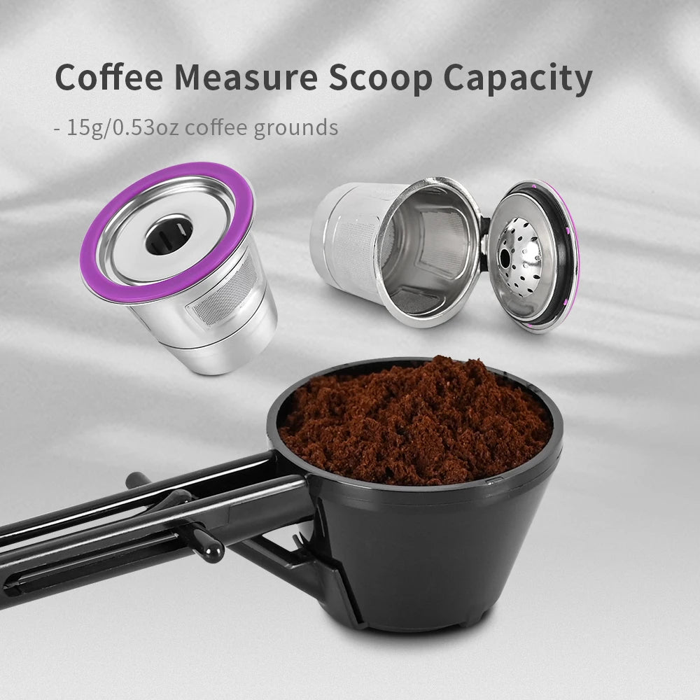 Sliding Funnel Scoop – Mess-Free Transfer for Protein, Coffee, Baby Formula &amp; More