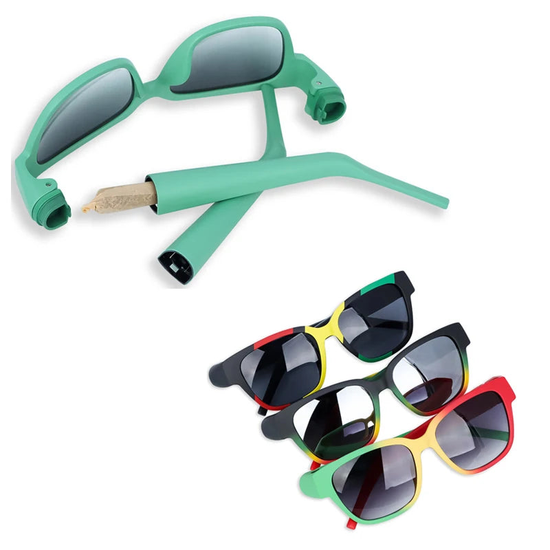 Hidden Storage Sunglasses: Discreet Stash &amp; UV Protection