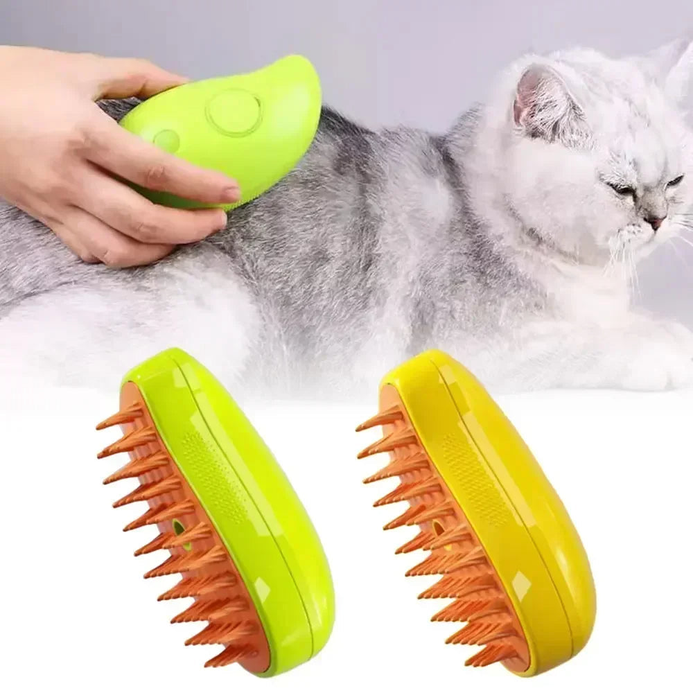 Steamy Brush for Cats: Revolutionary 3-in-1 Grooming Tool with Advanced Steam Technology