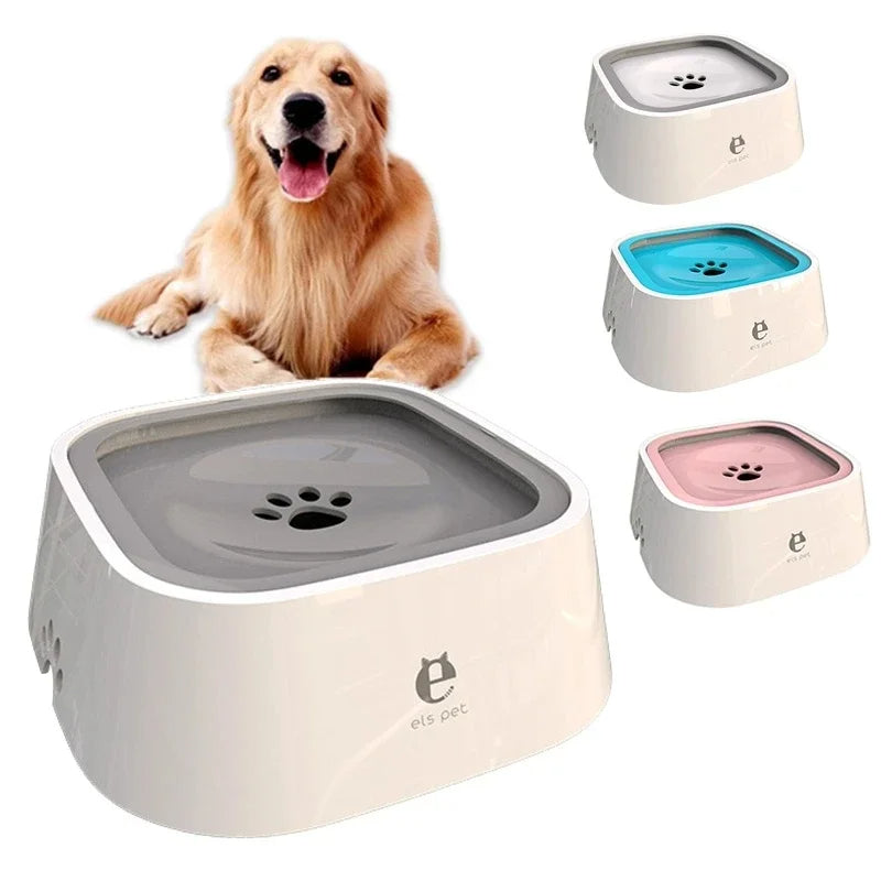 Anti-Spill Dog Water Bowl – Mess-Free Hydration with Floating Disk Technology